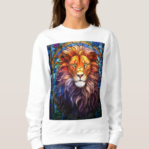 Camiseta Estilo de Tiffany, Lion Majestésico