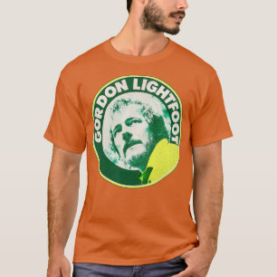 Camiseta Estilo de Tour do Gordon Lightfoot Vintage 70s