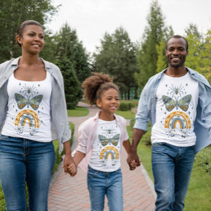 Camiseta Estilo de vassoura colorido bonito Hallow design