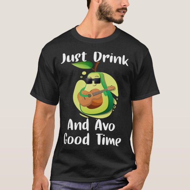 Camiseta Estilo de vida da Comida vegetal do Avocado (Frente)