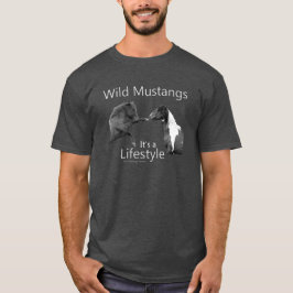 Camiseta Estilo de vida de Mustangs selvagens