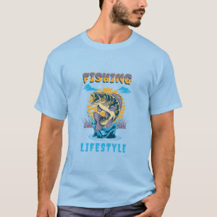 CAMISETA ESTILO DE VIDA DE PESCA