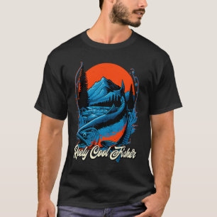 Camiseta Estilo de Vida de Pescador Muito Legal Hábitos Rel