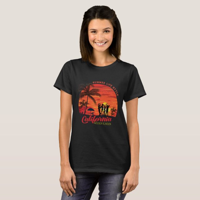 Camiseta Estilo de vida de verão (Frente Completa)
