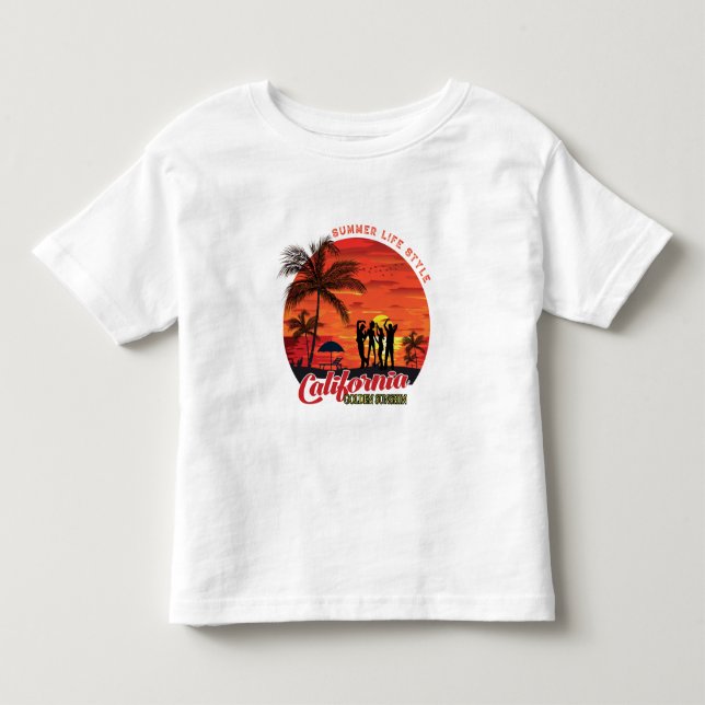 Camiseta Estilo de vida de verão (Frente)