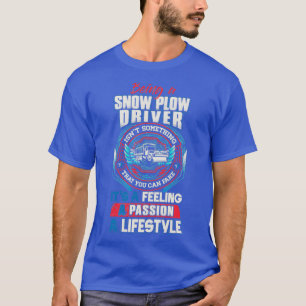 Camiseta Estilo de Vida do Driver de Fluxo de Neve
