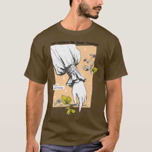 Camiseta Estilo De Vida Do Vintage Natural-Lover Seja-Happy