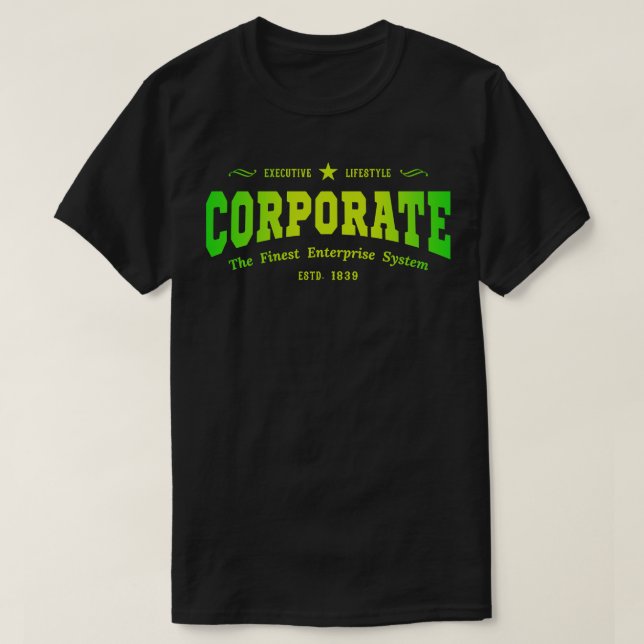 Camiseta Estilo de vida empresarial (Frente do Design)