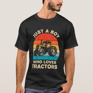Camiseta Estilo de Vida Fazenda Infantil Só Um Menino Que A