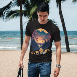 Camiseta Estilo de vida no exterior | Aventura em Montanha 