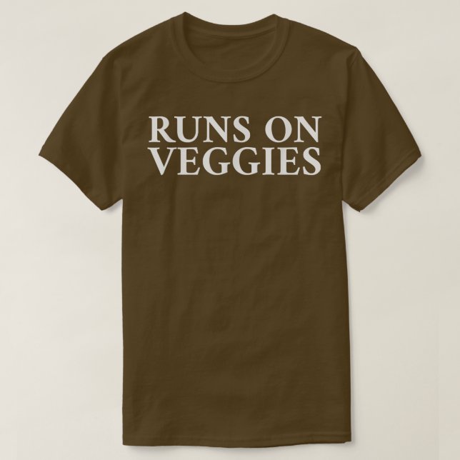 Camiseta Estilo de vida saudável vegetariano vegetariano (Frente do Design)
