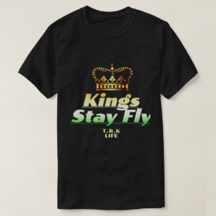 CAMISETA ESTILO DE VIDA T.R.K KINGS STAY FLY