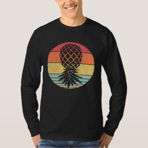 Camiseta Estilo de Vida Vintage Retrô Abacaxi Invertido Nad