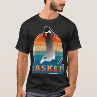 Camiseta Estilo de Vintage - Basquete