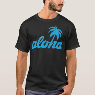 Camiseta Estilo de Vintage da Árvore Palm Havaiana