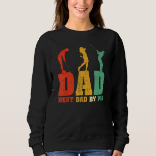 Camiseta Estilo de Vintage Melhor Pai Por Pai De Golfe Par