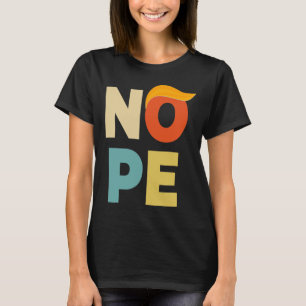 Camiseta Estilo de Vintage Negrito Anti-Trump