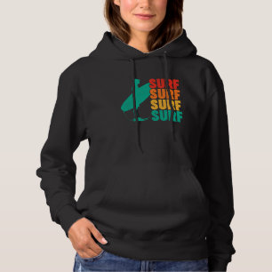 Camiseta Estilo de Vintage Surf Surfboard Beach