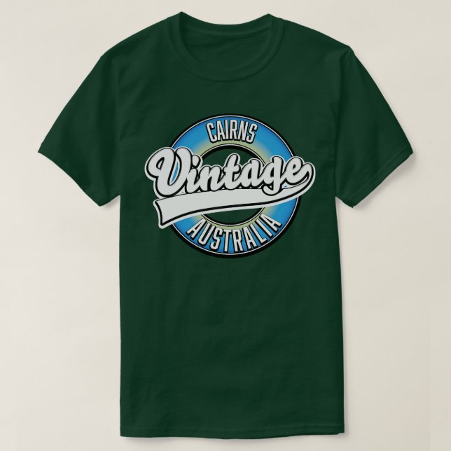 Camiseta estilo de vintagem Cairns australia (Frente do Design)