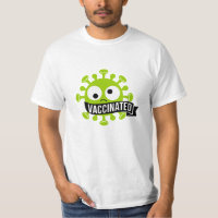 Estilo de Vintagem Cólida Camisa-T Vacinada