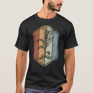 Camiseta Estilo de Vintagem com Retro Turmerico Gardener Bo
