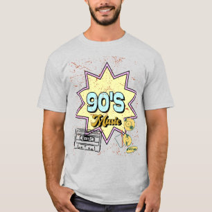 Camiseta Estilo de Vintagem de Música dos anos 90