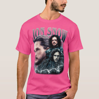 Camiseta Estilo de Vintagem de Neve Jon