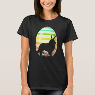Camiseta Estilo de Vintagem de Ovo de Páscoa Páscoa de Cach