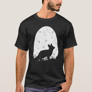 Camiseta Estilo de Vintagem de Ovos Fennec Fox Páscoa Domin