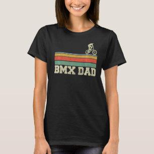Camiseta Estilo de Vintagem do Pai Bmx Mens - Ciclo Fath do