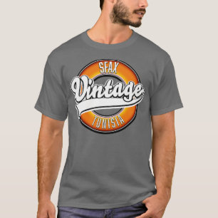 Camiseta Estilo de vintagem do Sfax tunisia