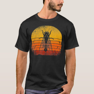Camiseta Estilo de Vintagem Retroativa Abelha Rainha Abelha