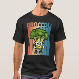 Camiseta Estilo de Vintagem Retroativa Broccoli Broccoli Ve