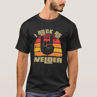 Camiseta Estilo de Vintagem Solder Sun Colorido
