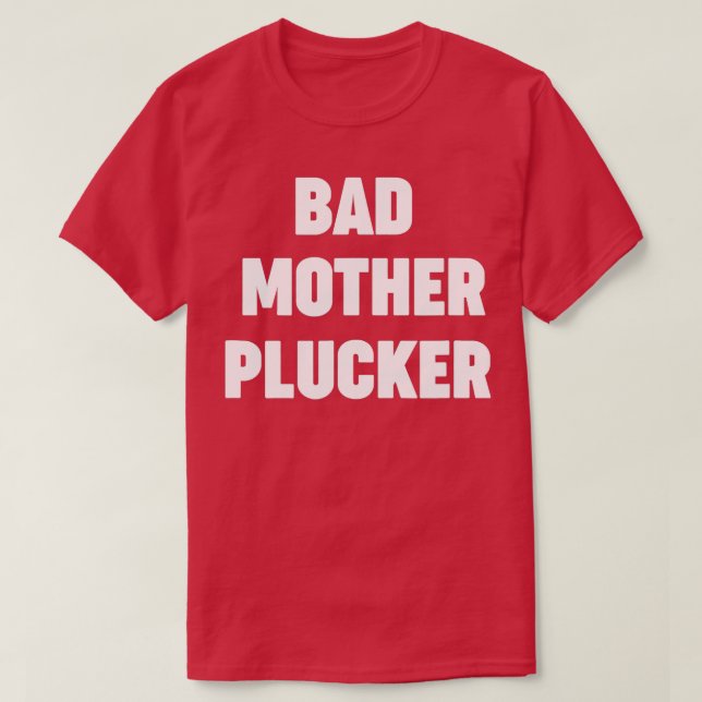 Camiseta Estilo Dedo Violão Má Mãe Plucker (Frente do Design)