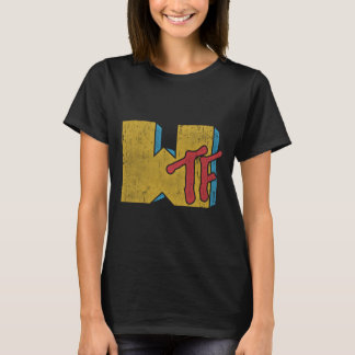 Camiseta Estilo distorcido do logotipo Mtv WTF
