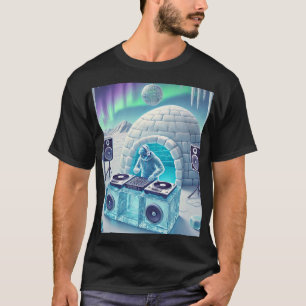 Camiseta Estilo Dj na casa de gelo
