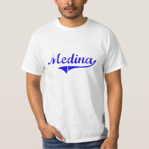 Camiseta Estilo do clássico do sobrenome de Medina
