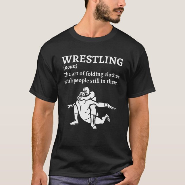 Camiseta Estilo do dicionário de luta Lucha Libre (Frente)