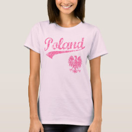 Camiseta Estilo do esporte do Polônia