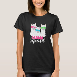Camiseta Estilo do Esquadrão de Llama Bonito Retroativo dos