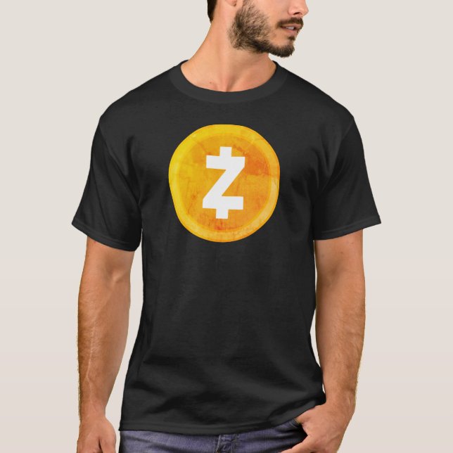Camiseta estilo do ícone zcash (Frente)