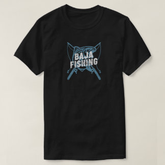 Camiseta Estilo do logotipo Pesca Baja