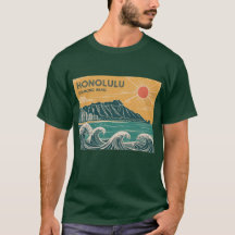 Estilo do Médio do Século de Retrô Honolulu Oahu D