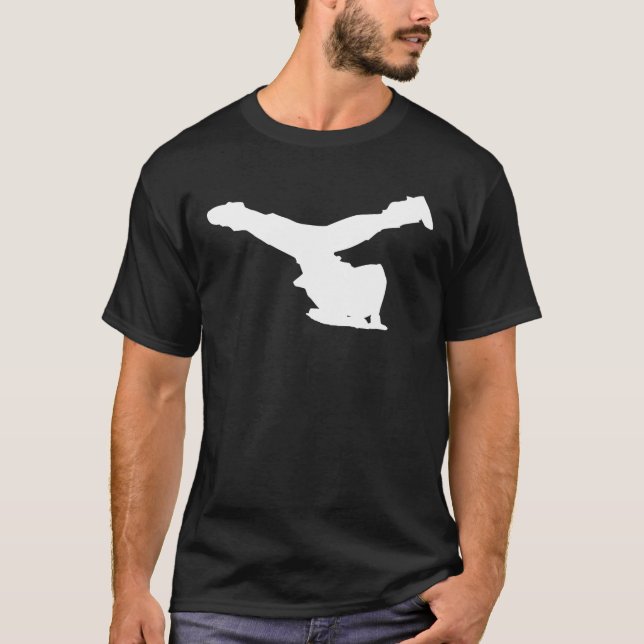 Camiseta Estilo do moinho de vento branco (Frente)