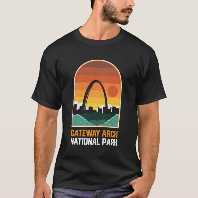 Camiseta Estilo do Parque Nacional do Arco de Gateway (Frente)