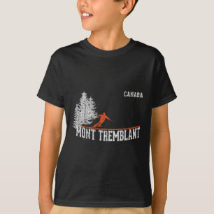 Camiseta Estilo dos anos 80 Mont Tremblant Can. Esqui Vinta