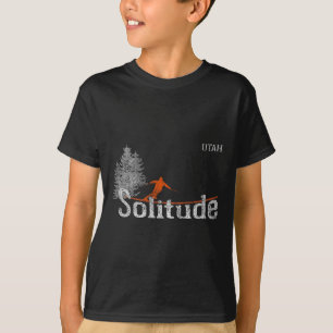 Camiseta Estilo dos anos 80 Solitude Utah Esqui Antigo