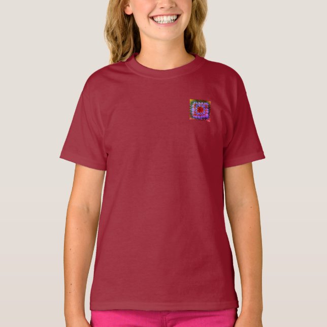 Camiseta estilo e design de menina (Frente)