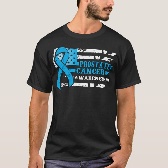 Camiseta Estilo Encaminhado EUA Sinalizador Sensibilização  (Frente)